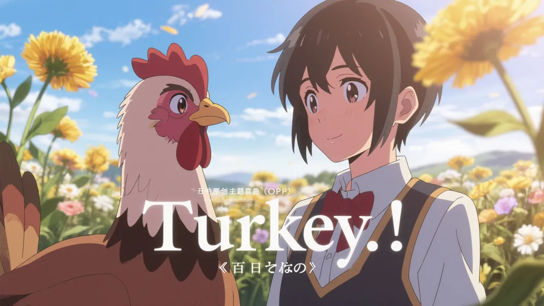全新TV动画《Turkey!》宣传片公开！主题曲锁定《百日草