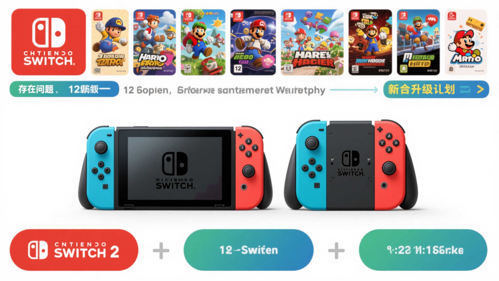 Switch2免费升级12款游戏：包含奥德赛、朱／紫等热门大作！