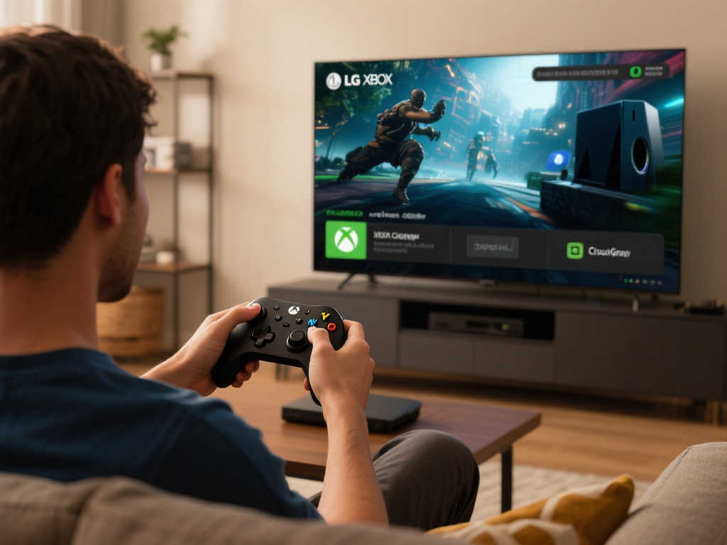 LG电视直连XBOX云游戏！手柄在手，畅享顶级游戏体验