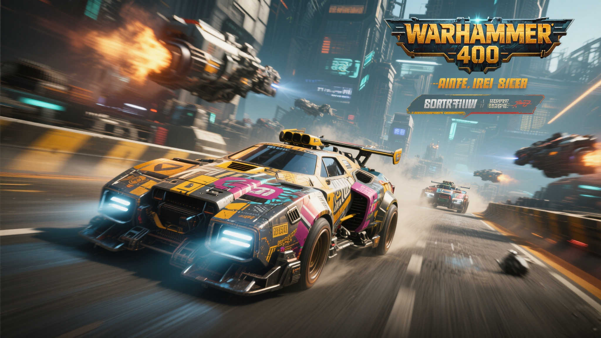 《战锤40K:极速狂飙》震撼发布:全新地图与模式等你挑战! 《战锤40K:极速狂飙》震撼发布:全新地图与模式等你挑战!