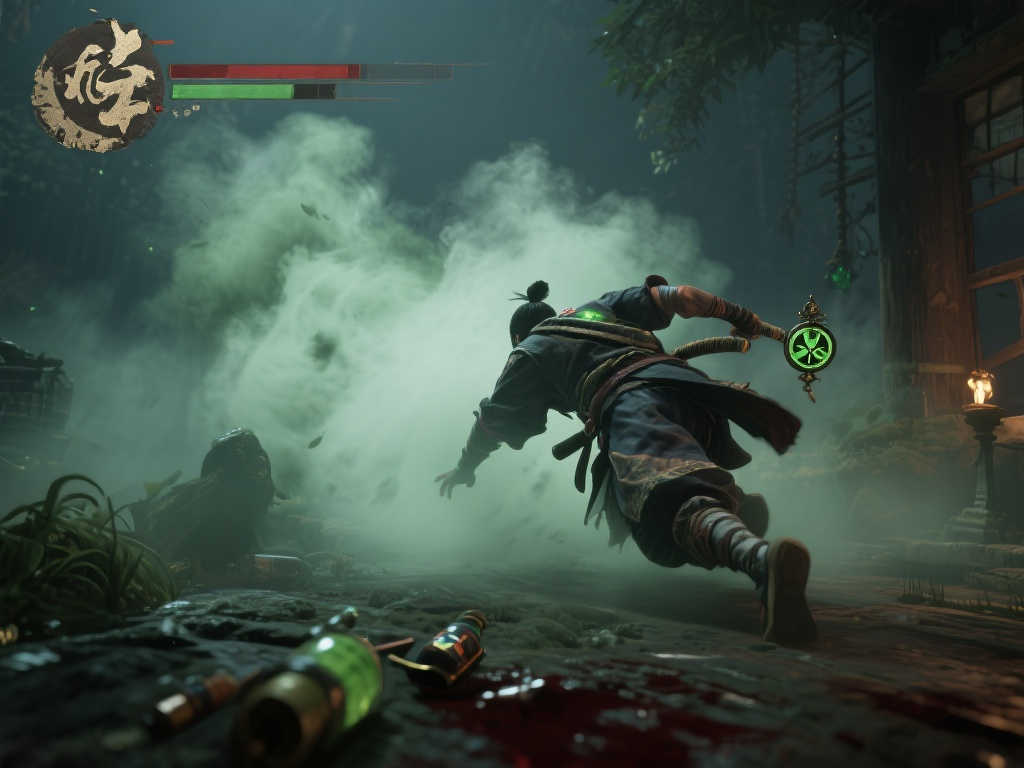 《鬼武者2RE》全新实机曝光:十兵卫危急!毒雾陷阱在前方! 《鬼武者2RE》全新实机曝光:十兵卫危急!毒雾陷阱在前方!