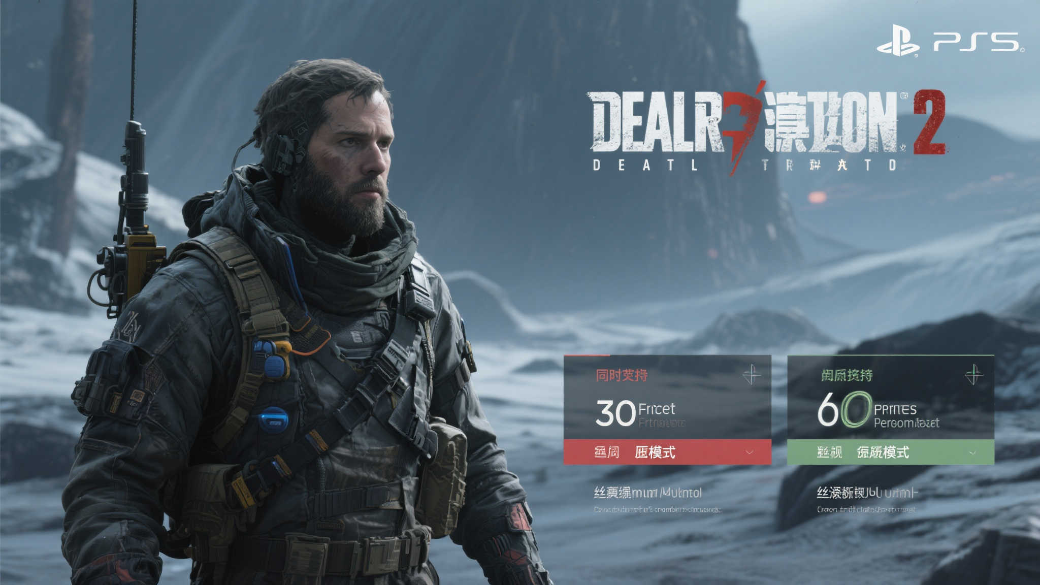 PS5《死亡搁浅2》提供30帧画质与60帧性能双模式选择 PS5《死亡搁浅2》提供30帧画质与60帧性能双模式选择