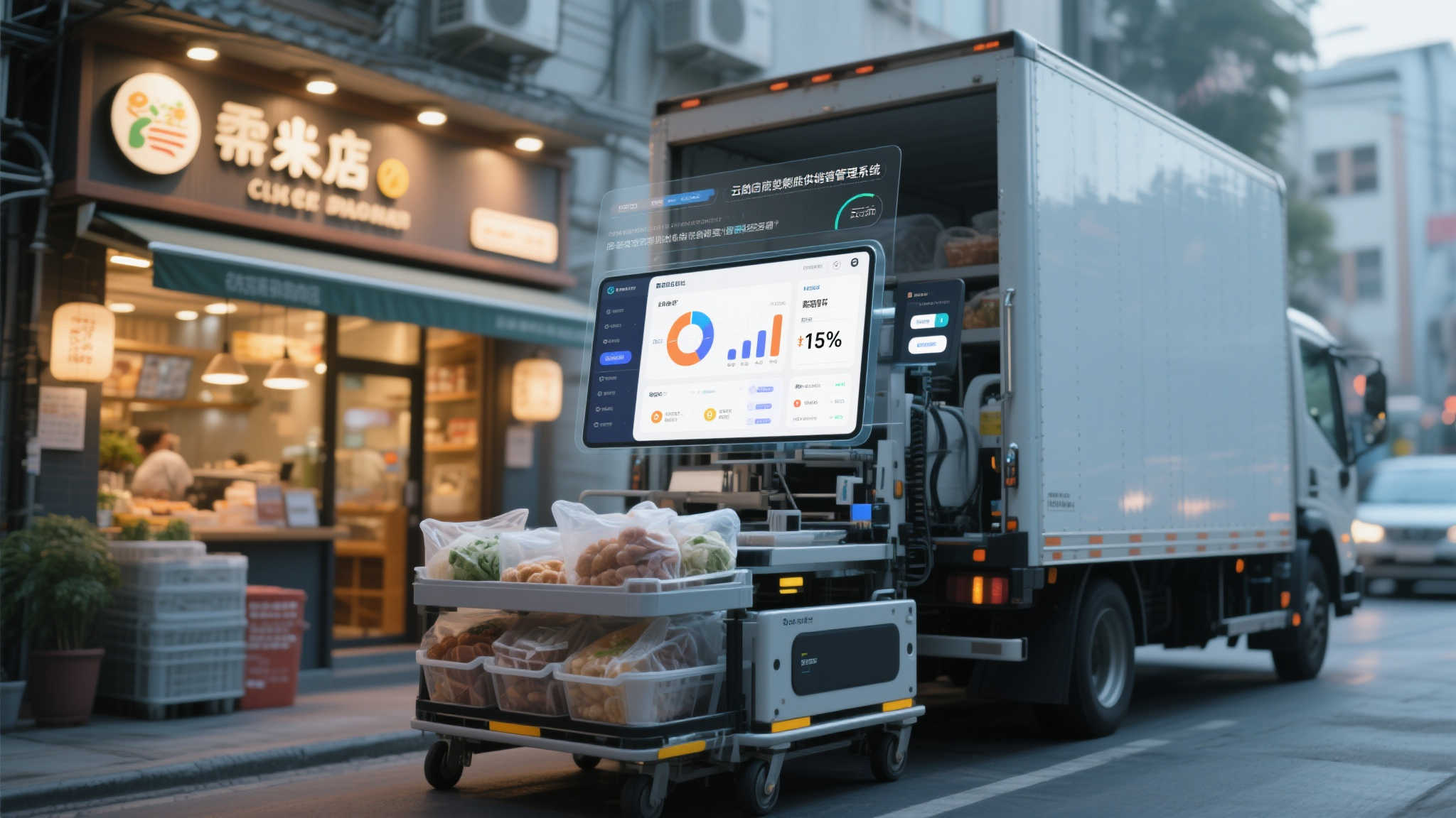 武汉迎来首辆AI智能外卖车,配送效率劲增30% 武汉迎来首辆AI智能外卖车,配送效率劲增30%